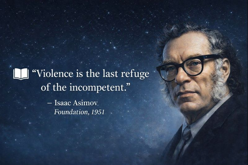 Asimov (as Salvor Hardin) on Power and Incompetence