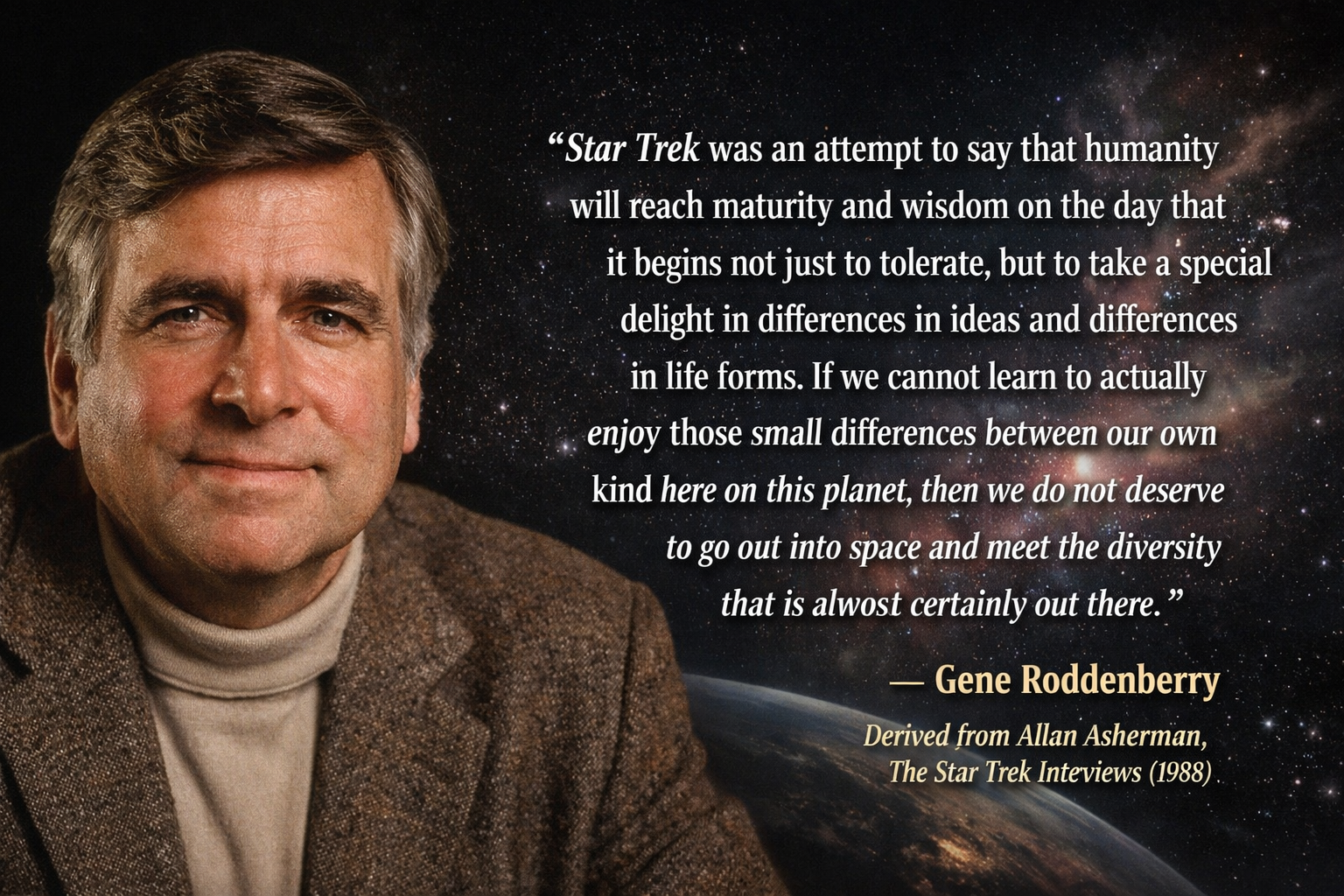 Roddenberry on Delighting in Difference