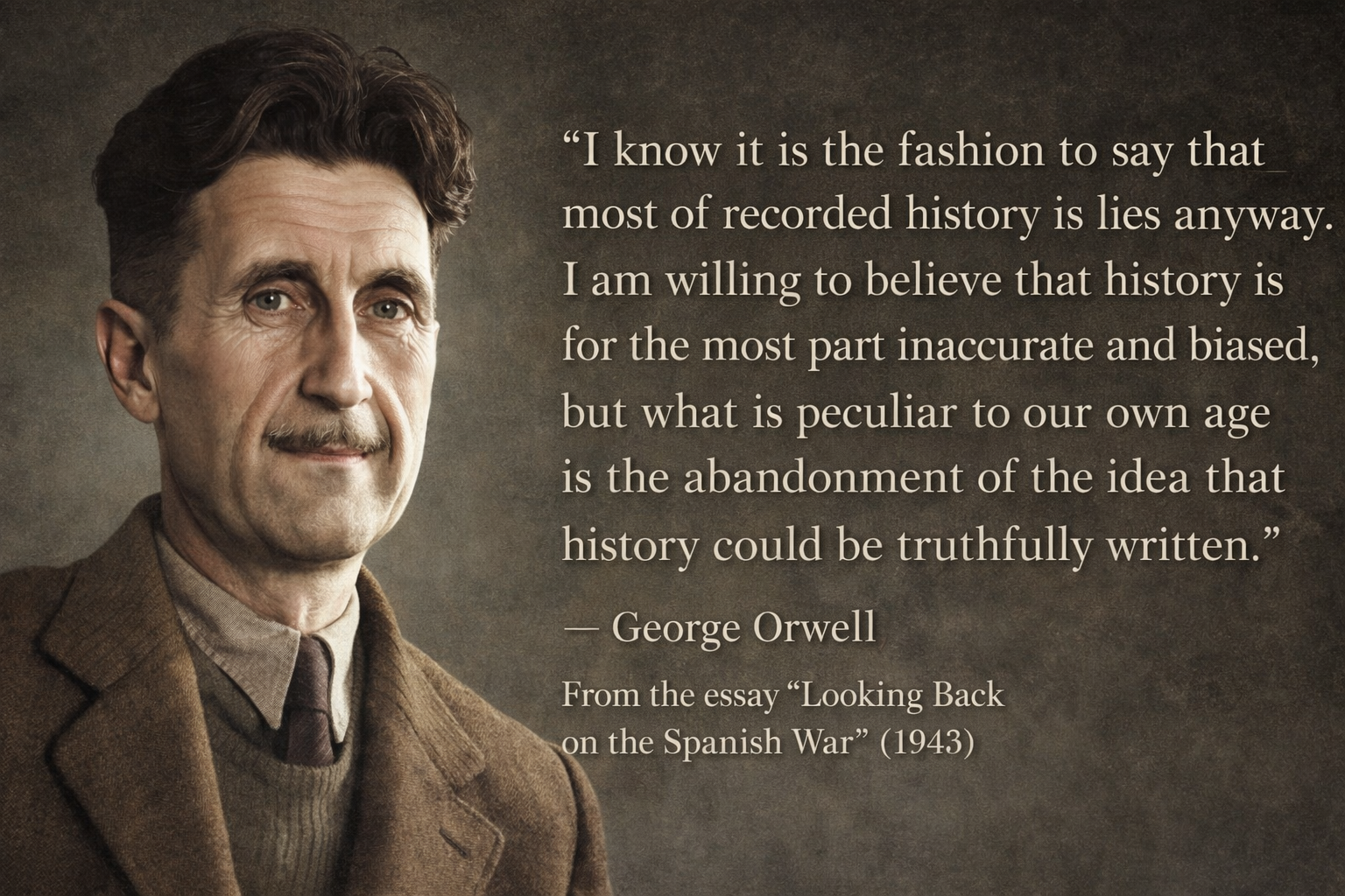 Orwell on the Impossibility of Truthful History — additional image